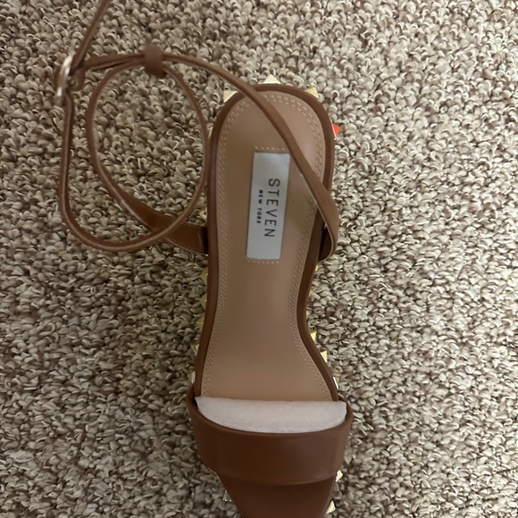 Steve Madden Wedge Rhinestone Sandals - Picture 4 of 5